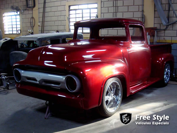 Pick up Ford F100 1956 Hot Rod 